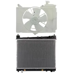 A837518top Auto Parts Top Cooling Fan And Radiator Assembly Kit For 2000-2002 2003 2004 2005 Toyota Echo
