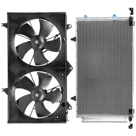 A837589top Auto Parts Top Cooling Fan And Ac Condenser Assembly For 2004 2005 2006-2008 Toyota Solara