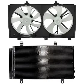 A837611top Auto Parts Top Cooling Fan And Ac Condenser Assembly For 2005-2010 2011 2012 Toyota Avalon