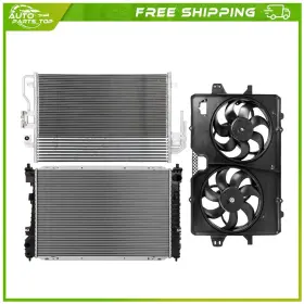 A837721top Auto Parts Top Radiator A/c Condenser Cooling Fan For 2008 2009 2010 2011 2012 Ford Escape