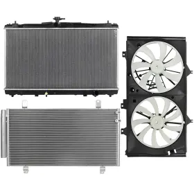 A837736top Auto Parts Top Radiator A/c Condenser Cooling Fan For 2013-2014 2016-2017 Lexus Es350