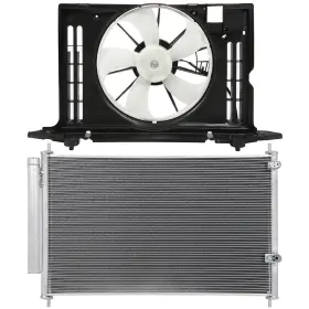 Auto Parts Top A844109top Electric A/c Condenser Cooling Fan Kit For 2009-2011 2012-2014 Toyota Matrix