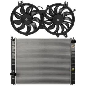 A844129top Auto Parts Top Fit For 08-12 Infiniti Ex35 2009-2012 Fx35 Cooling Fan And Radiator Kit