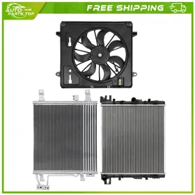 Tp848349cn Auto Parts Top Radiator A/c Condenser Cooling Fan For 2007 2008 2009 2010 2011 Jeep Wrangler