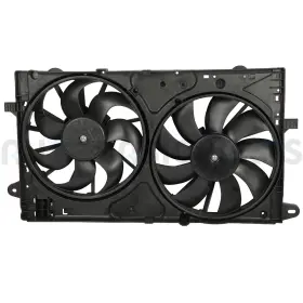 10964350 Autobasicparts For 2014-2017 Chevry Impala Front Side Radiator Condenser Cooling Fan Assembly