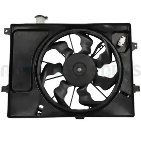 11010626 Autobasicparts For 2011-2013 Hyundai Elantra Driver Side Radiator Cooling Fan Assembly