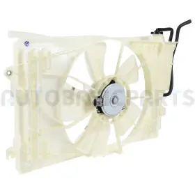 11010666 Autobasicparts For 2003-2008 Toyota Corolla 1.8l Driver Side Radiator Cooling Fan Assembly #2