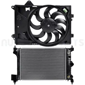 11371740 Autobasicparts For 2012-2018 Chevy Sonic 1.8l Front Side Radiator And Cooling Fan Kit