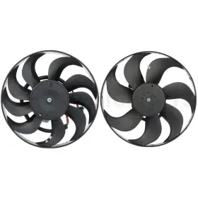 11371825 Autobasicparts For 2000-2005 Volkswagen Jetta 2.0l 2 Pcs Radiator Cooling Fan Assemblys