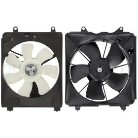 11371829 Autobasicparts For 2006-2011 Honda Civic 1.8l 2 Pcs Radiator Cooling Fan Assemblys