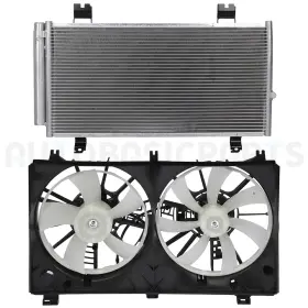 11371866 Autobasicparts For 2014 Lexus Is250 2.5l Front Side Condenser And Cooling Fan Kit