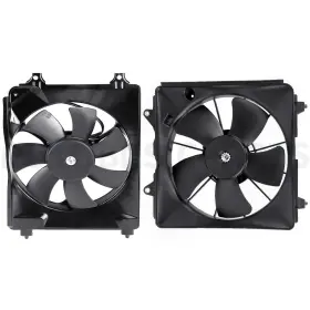 11371912 Autobasicparts For 2006-2011 Honda Civic 1.8l Front Side 2 Pcs Cooling Fan Assembly Kits
