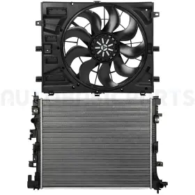 12666191 Autobasicparts For 2020-2022 Chevrolet Equinox 1.5l Radiator And Driver Side Cooling Fan Kit