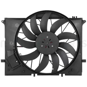 12666201 Autobasicparts For 2001-2006 Mercedes-benz Cl500 Left Side Cooling Fan Assembly