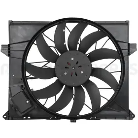 12666210 Autobasicparts For 2007-2009 Mercedes-benz Gl450 2008-2012 Gl500 Left Side Cooling Fan Assembly