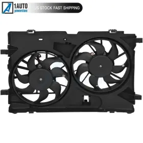 10011128 Autobtparts Radiator Condense Cooling Fan Assembly For 2010-12 Ford Fusion Lincoln Mkz 3.5l #2