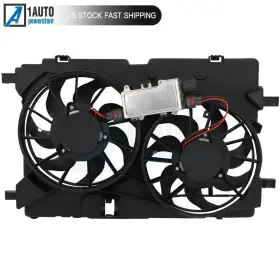 10011128 Autobtparts Radiator Condense Cooling Fan Assembly For 2010-12 Ford Fusion Lincoln Mkz 3.5l #3