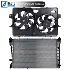 10129228 Autobtparts Radiator Cooling Fan Kit For 2008-2012 Ford Escape Mazda Tribute Mercury Mariner