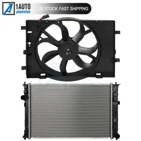 10129242 Autobtparts Radiator Cooling Fan Kit For 2006-2009 Mercury Milan Ford Lincoln Zephyr 2.3l