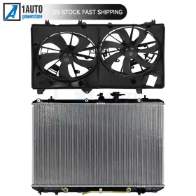 10129243 Autobtparts Electric Engine Radiator Cooling Fan Kit For 2008-2013 Toyota Highlander 3.5l