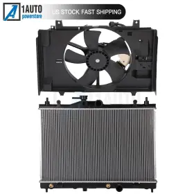 10131975 Autobtparts Electric Engine Radiator Cooling Fan Kit For 2007-2012 Nissan Versa 1.8l 1.6l