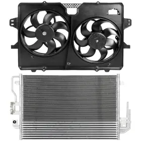 10133882 Autobtparts Ac Condenser Cooling Fan Kit For 2008-12 Ford Escape Mercury Mariner Mazda 3.0l