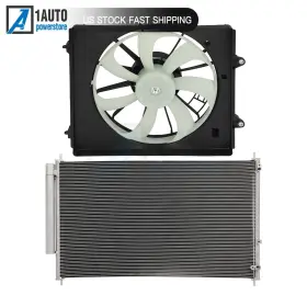 11684495 Autobtparts Electric Ac Condenser Cooling Fan Kit For 2011-2017 Honda Odyssey 3.5l Front