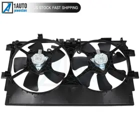 9917727 Autobtparts Engine Radiator Condenser Cooling Fan Assembly For 2007-2015 Mitsubishi Lancer #3