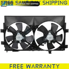 9917727 Autobtparts Engine Radiator Condenser Cooling Fan Assembly For 2007-2015 Mitsubishi Lancer