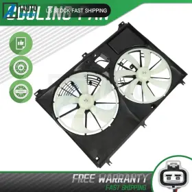 9919019 Autobtparts Engine Radiator Condenser Cooling Fan Assembly For 2014-2017 Toyota Highlander