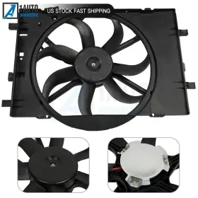 9921888 Autobtparts Engine Radiator Cooling Fan Assembly For 2006-2009 Ford Fusion Lincoln Mercury