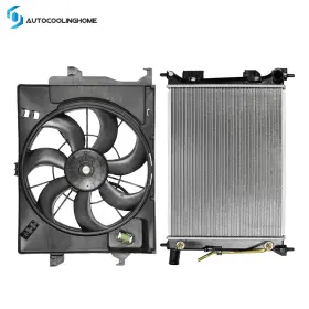 Auto84825301s Autocooling-home Electric Radiator And Cooling Fan Assembly Kit For 2012 2013 14-2017 Kia Rio 1.6l