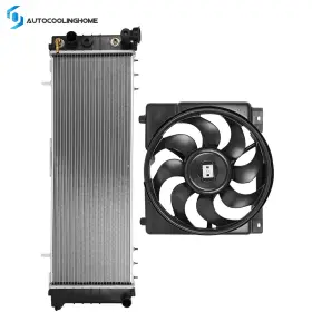 837495-cooling Autocoolinghome Electric Engine Radiator And Cooling Fan Assembly Kit For 1995-1996 Jeep Cherokee