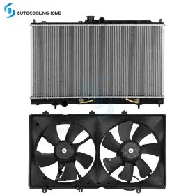 837506-cooling Autocoolinghome Radiator And Cooling Fan Assembly Kit For 2003 2004 2005-2007 Mitsubishi Lancer