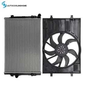 Auto84407101s Autocoolinghome Electric Radiator And Cooling Fan Assembly Kit For 2015 2016-2020 Volkswagen Gti