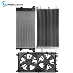 Auto84414401s Autocoolinghome Electric Radiator Condenser And Cooling Fan Kit For 2018-2019 Lincoln Navigator