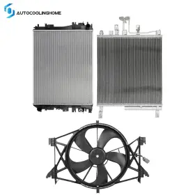 Auto84834501s Autocoolinghome-home Electric Radiator Condenser And Cooling Fan Kit For 2014-2017 2018 Ram 1500 3.0l