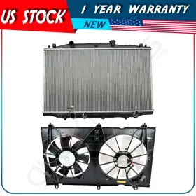 Autodayplus Adp82170001s Cooling Fan And Radiator Assembly For 2003-2004 Honda Accord 2.4l