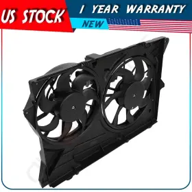 Au161579ps Autodayplus Electric Radiator Condenser Fan Assembly For 2010 2011 2012 Lincoln Mkt