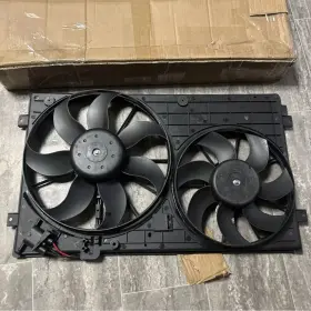 Ig104470co Autohai Radiator Cooling Fan Assembly For 2005-13 Volkswagen Jetta Passat Golf Condenser #3