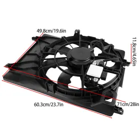 16432717 Autoparts-shopping-mall New Radiator Cooling Fan Assembly Fits For Kia Sportage Hyundai Tucson 2016-2021 #2