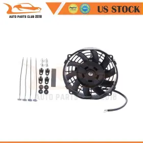 Autopartsclub2018 Ap104485a1c18 7 Inch Universal Slim Push Pull Electric Radiator Cooling Fan 12v Mount Kit