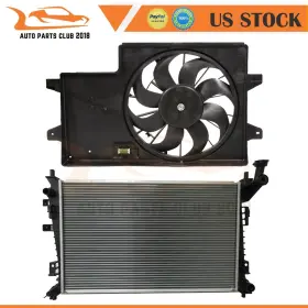 Autopartsclub2018 Ap837434a1c18 Radiator And Cooling Fan Assembly Fit For 2008 2009 2010 2011 Ford Focus