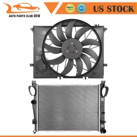 Autopartsclub2018 Ap848238a1c18 Radiator And Cooling Fan Assembly Fit For 2002 2003 2004-2006 Mercedes-benz S430