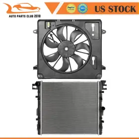 Autopartsclub2018 Ap848274a1c18 Radiator And Cooling Fan Assembly Fit For 2007 2008 2009-2011 Jeep Wrangler