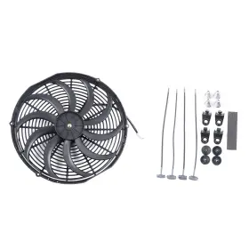 12763211 Autosuperstar Condenser Radiator Cooling Fan Universal 16 Inch For 99 00 01-2018 Ford F-350