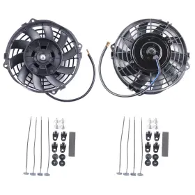12792644 Autosuperstar Radiator Condenser Cooling Fan 7 Inch Universal For 2006 2009 2012 Mazda 3