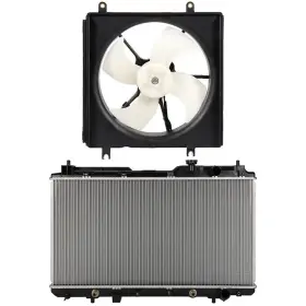 12796081 Autosuperstar Electric Radiator Cooling Fan Kit For 1997 1998-2001 Honda Cr-v 2.0l 1972cc L4
