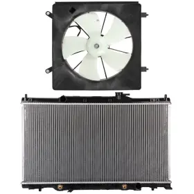 12797499 Autosuperstar Electric Radiator Cooling Fan Kit For 2002 2003-2006 Honda Cr-v 2.4l 2354cc