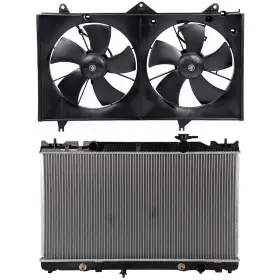 12797503 Autosuperstar Electric Radiator Cooling Fan Kit For 2004-2008 Toyota Solara 2.4l 2362cc L4